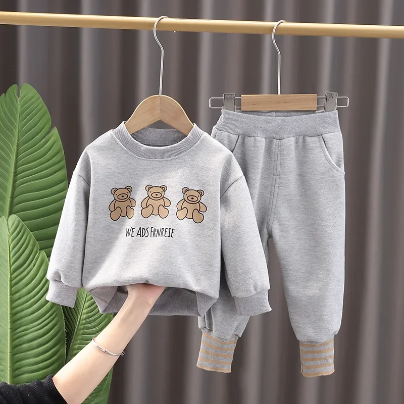 Nieuwe Lente Herfst Baby Meisje Kleding Kinderen Jongens Mode Cartoon T-Shirt Broek 2 stks/sets Peuter Casual Kostuum Kids Trainingspakken