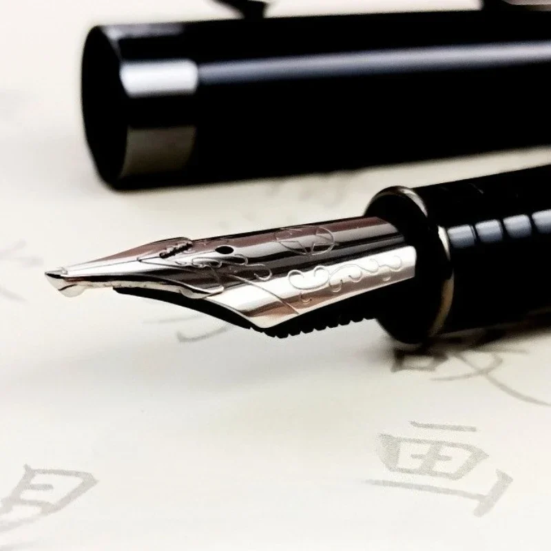 nuova-penna-stilografica-wingsung-a-doppio-strato-con-lama-lunga-punta-in-metallo-nero-da-25-mm-penna-per-calligrafia-forniture-scolastiche-pratica-scrittura