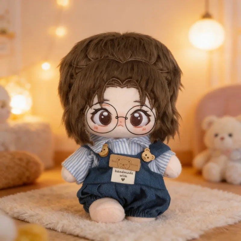 20cm Anime Atak Tytanów Hange Zoe Pluszowa Lalka do Przebierania Bawełniana Urocza Pluszowa Zabawka Cosplay Prezent Urodzinowy dla Dzieci