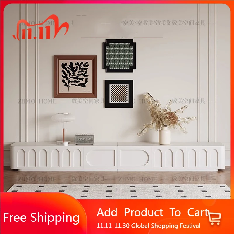 

Mobile White Tv Stands Living Room Modern Display Luxury Drawers Designer Storage Tv Table Universal Muebles Home Furniture