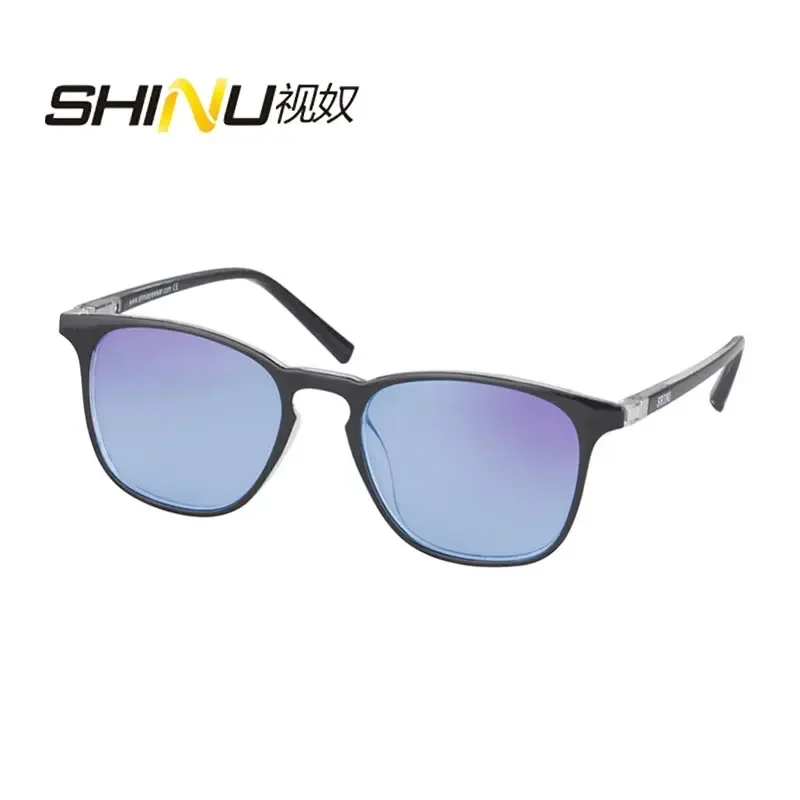 SHINU Brand Color Blind Glasses Correction for Men can see Red Green color Protan Deutan colorblind glasses red green for men