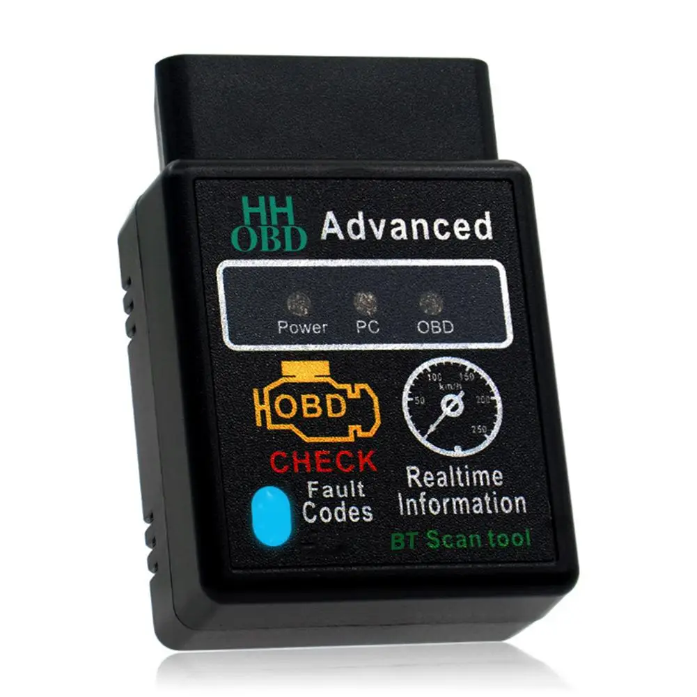 ماسح ضوئي بلوتوث Obd2 لتشخيص السيارة، أداة قارئ رمز ELM327 V1.5، لنظام IOS وأندرويد، أداة إصلاح المسح التلقائي R4N4