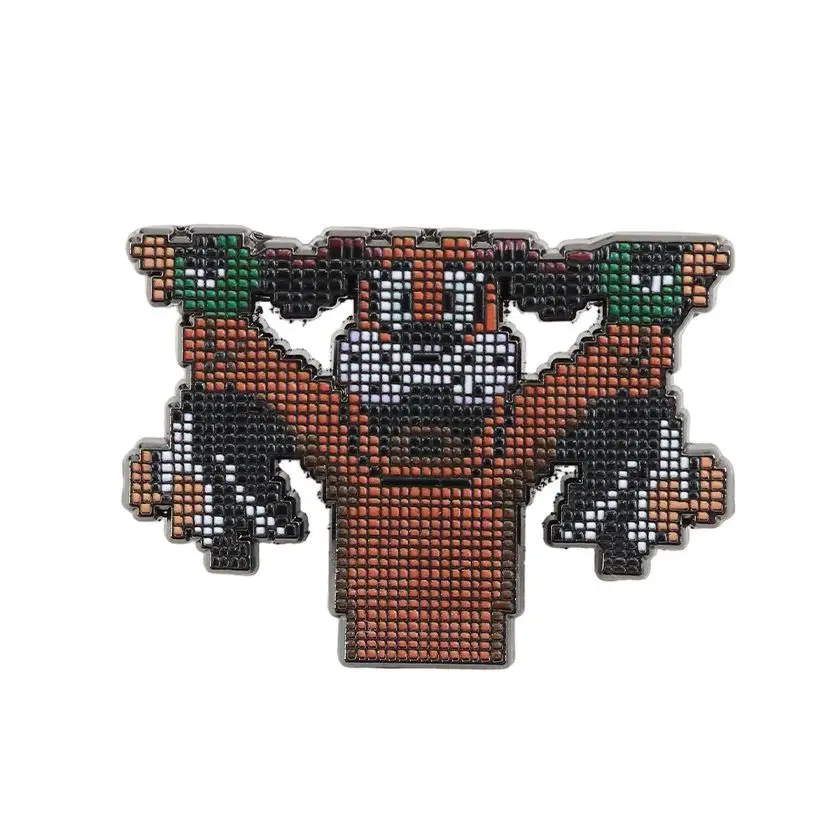 Duck Hunt-Mosaic Style Enamel Pin Hunting Shooting Ducking Badge 80s Retro Light Gun Shooting Game Peripheral Gamer Fans Gift