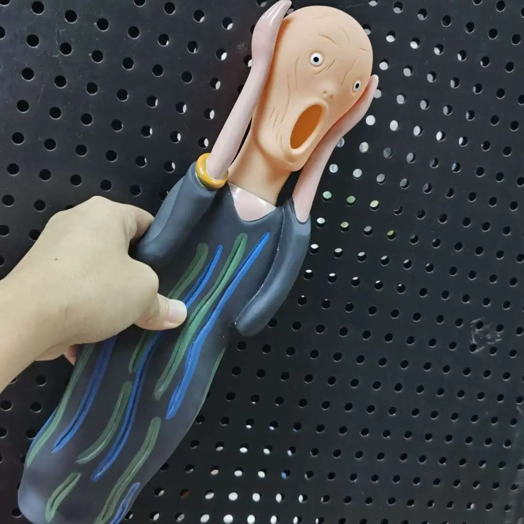 New Creative Cover One's Ears Scream Scream Witch Vocal Doll Toy Halloween Weird Pranks Scary Toys For Children Decompress Toys