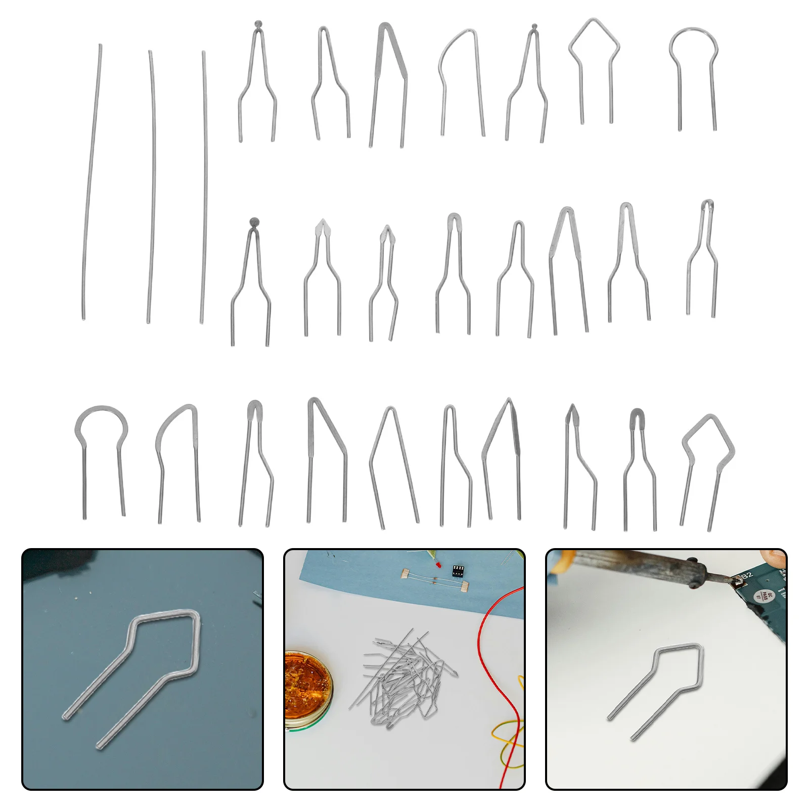 

28Pcs Wood Burning Tool Tips Interchangeable Soldering Iron Nibs for Pyrography Pen Precision Engraving Craft DIY Kits