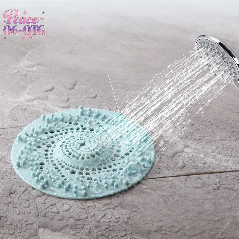 

Новинка, 1 шт., силиконовый сливной фильтр, бытовой фильтр для душа, напольный фильтр для раковины, ловушка для волос для кухни, аксессуары для ванной комнаты