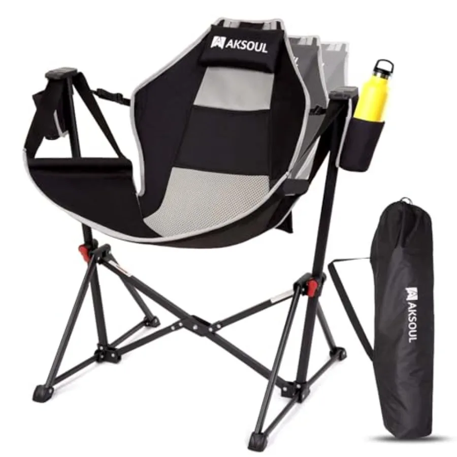 

Hammock Camping Chair Swinging: Foldable and Portable Swing Chairs with Storage Bag - 265lbs Adult Weight Capacity - Folding Ro