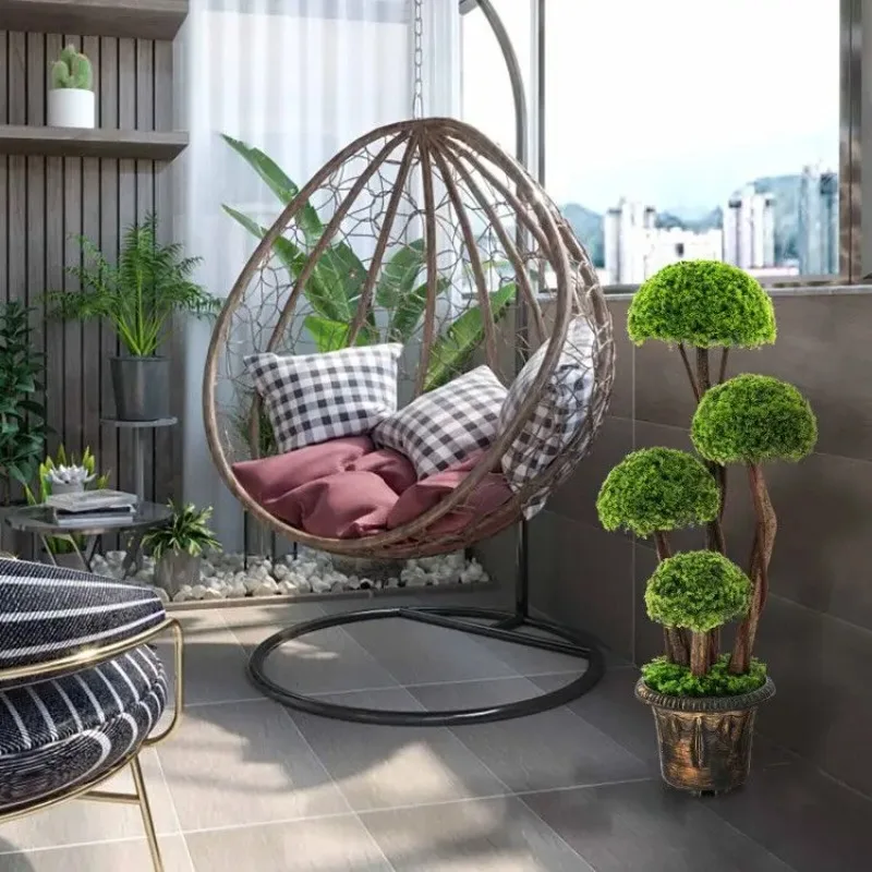 

3 Feet Decorative Artificial Cedar Topiary Tree with Rattan Trunk