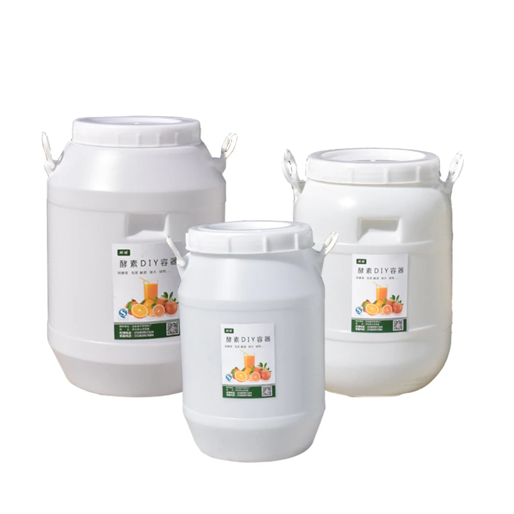 Enzyme Barrel Fermenter Plastic Bucket for Beer Wine Fermentation Brewing Food Grade Container Sealed Barrel Water Storage Tank