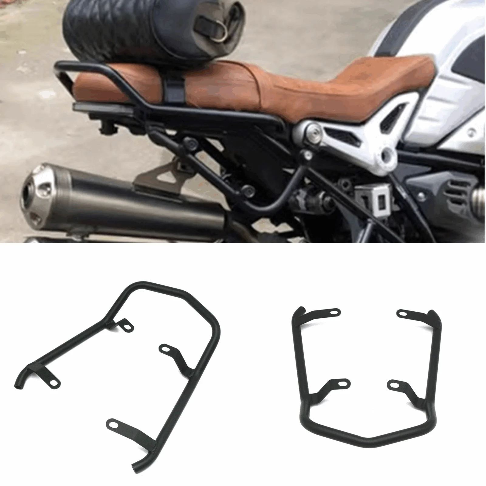 Passenger Handle Grab Rear Hand Bar Fit for BMW R nineT Scrambler Pure 2014-2020