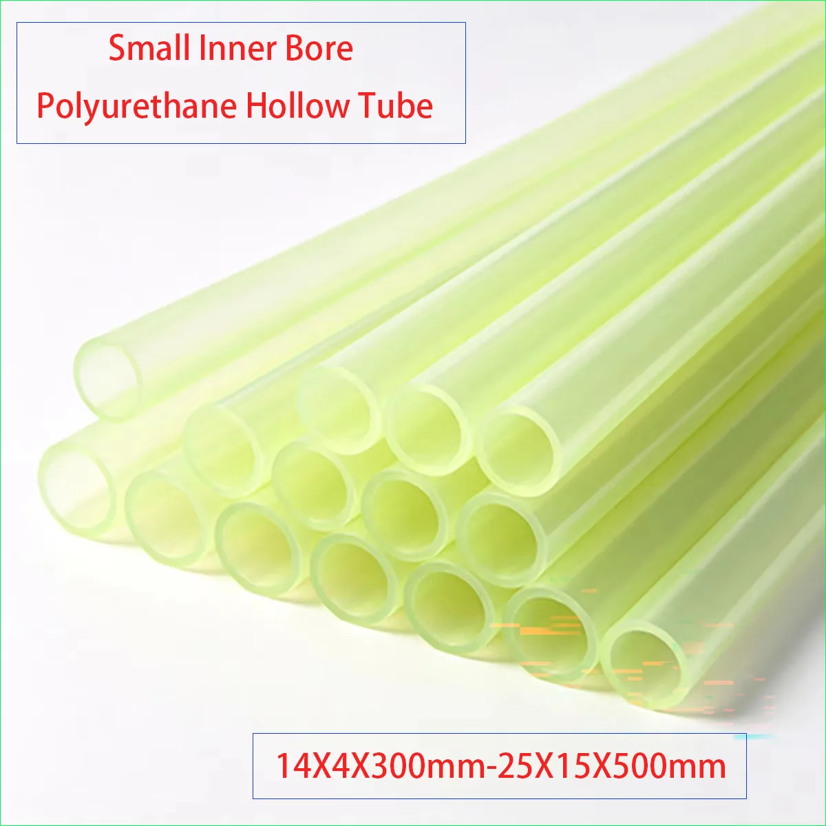 Small ID PU Urethane Hollow Tube Elastic Wear Resistant Rubber Sleeve ID 4-8mm
