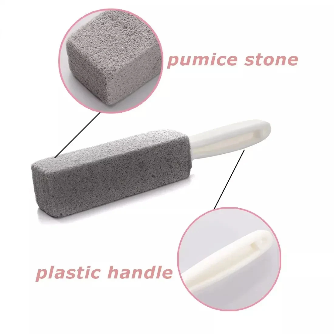 1PCS Pumice Toilet Brush Deep Decontamination Multipurpose Cleaning Brush Tile Sink Washing Clean Tools Limescale Stain Remover