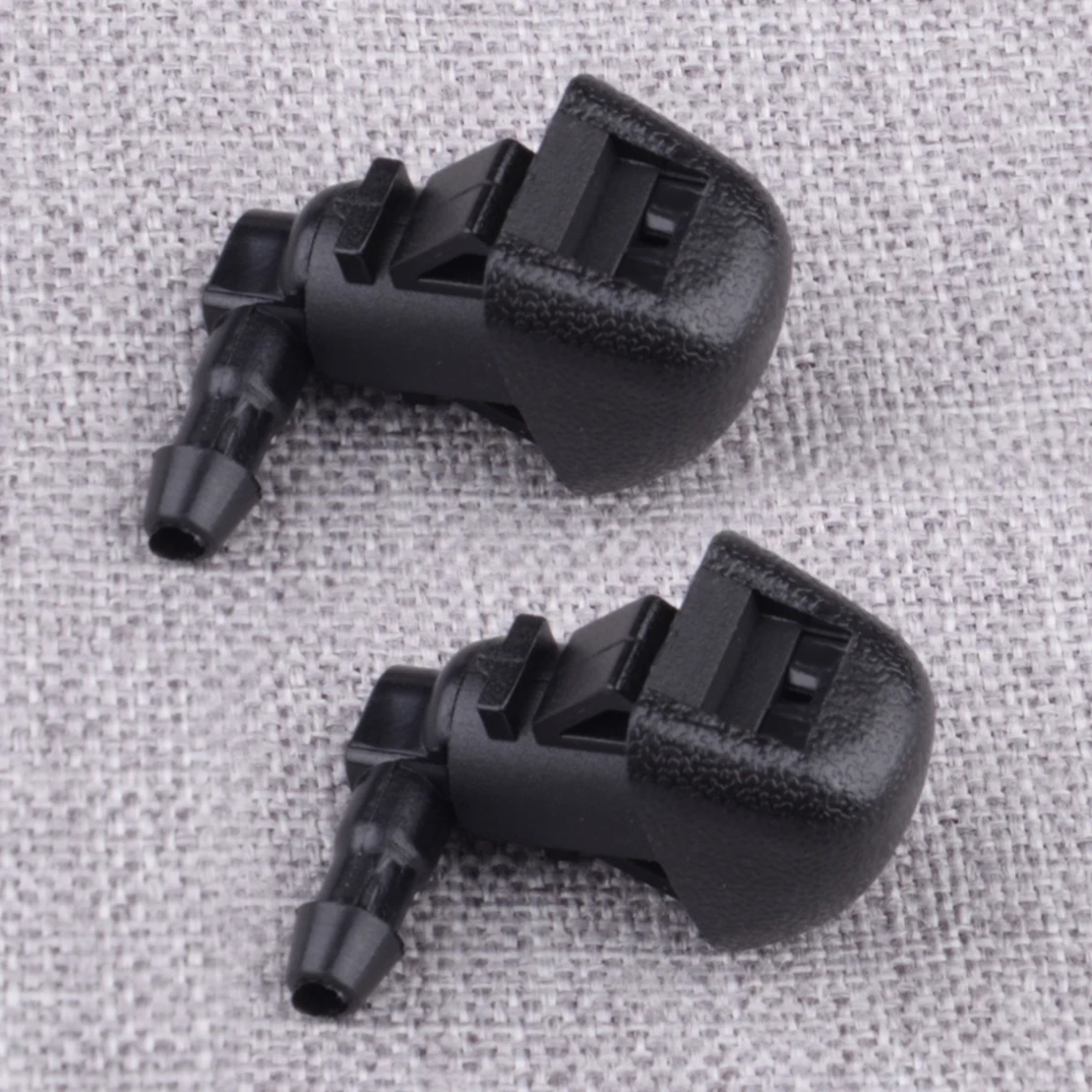 1 Pair 76810-TK8-A01 Front Windshield Wiper Washer Jets Nozzles Black Fit for Honda Odyssey MK4 2011-2017 North America ONLY New