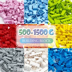 500-1500g Bulk Solid Color Classic Building Blocks Compatível com lego Major Bricks Marca MOC DIY City Creative Adults Toys