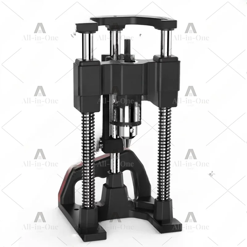 Aluminum Alloy Drill Stand for Wood and Metal (capacity 1-10mm) - Multi-angle Drilling Guide with Scale