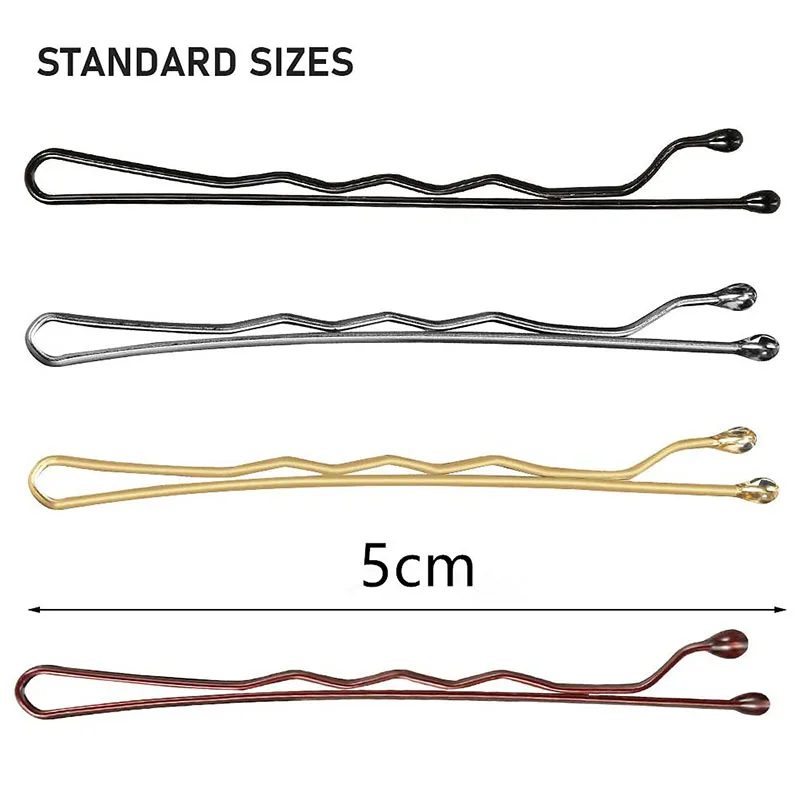 150/50PCS Schwarz Haarnadeln Für Frauen Haar Clip Dame Bobby Pins Unsichtbare Welle Hairgrip Haarspange Haarspange haar Clips Zubehör – Detail 12