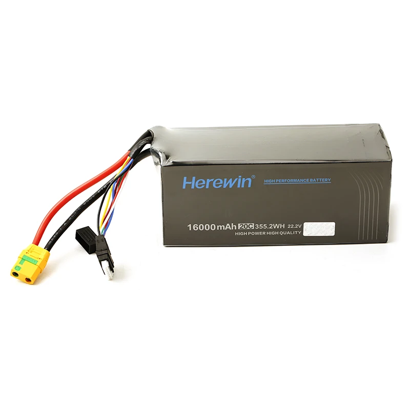 6S 16000MAH Herewin Battery 22.2v 20 C Battery Agricultural Plant Protection Battery