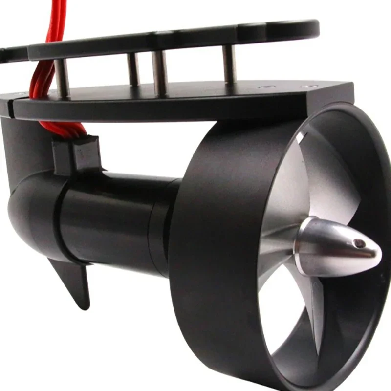 12-50V Brushless Motor Underwater Thruster 4-Blades 20kg Thrust Propeller Ship Model Thruster RC Bait Boat Parts Accessories