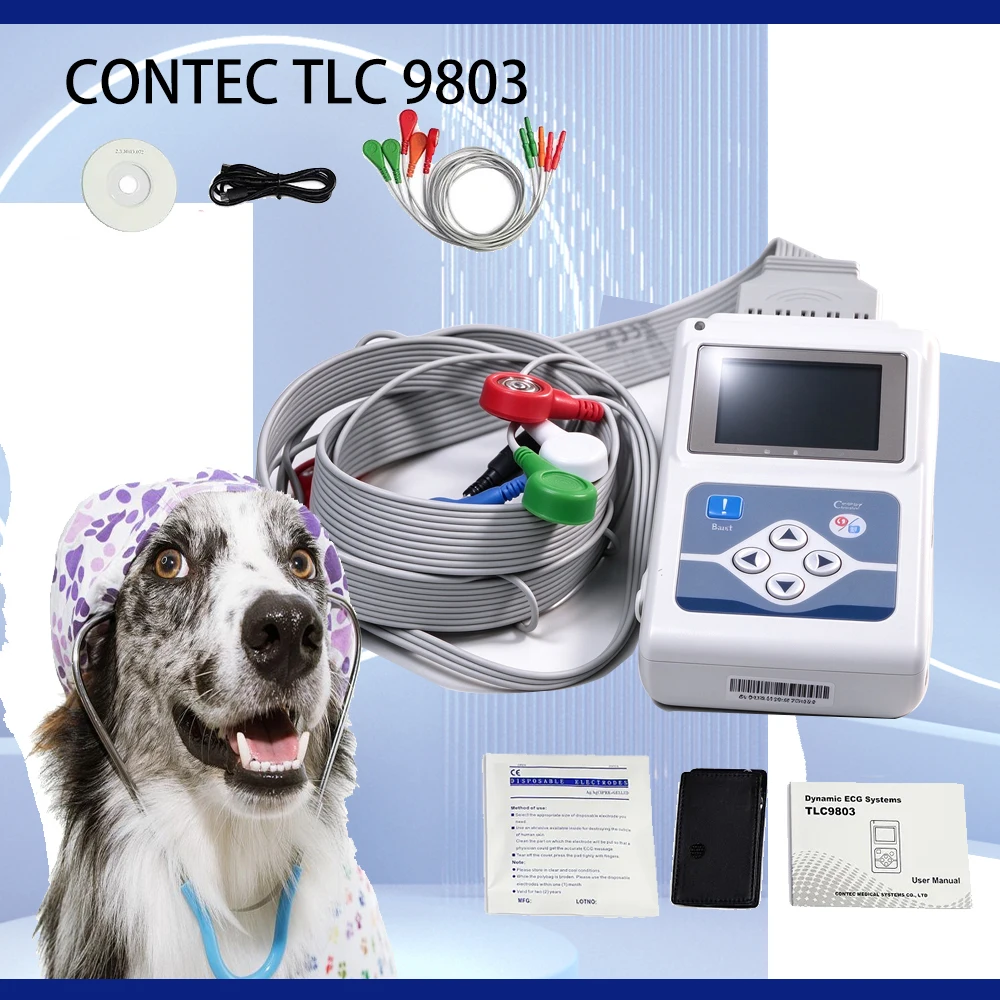 Arrhythmia‑analyzing TLC9803 Holter Recorder, Pacemaker Signal Evaluation, HRV & ST‑segment Measurement Via Supporting Program