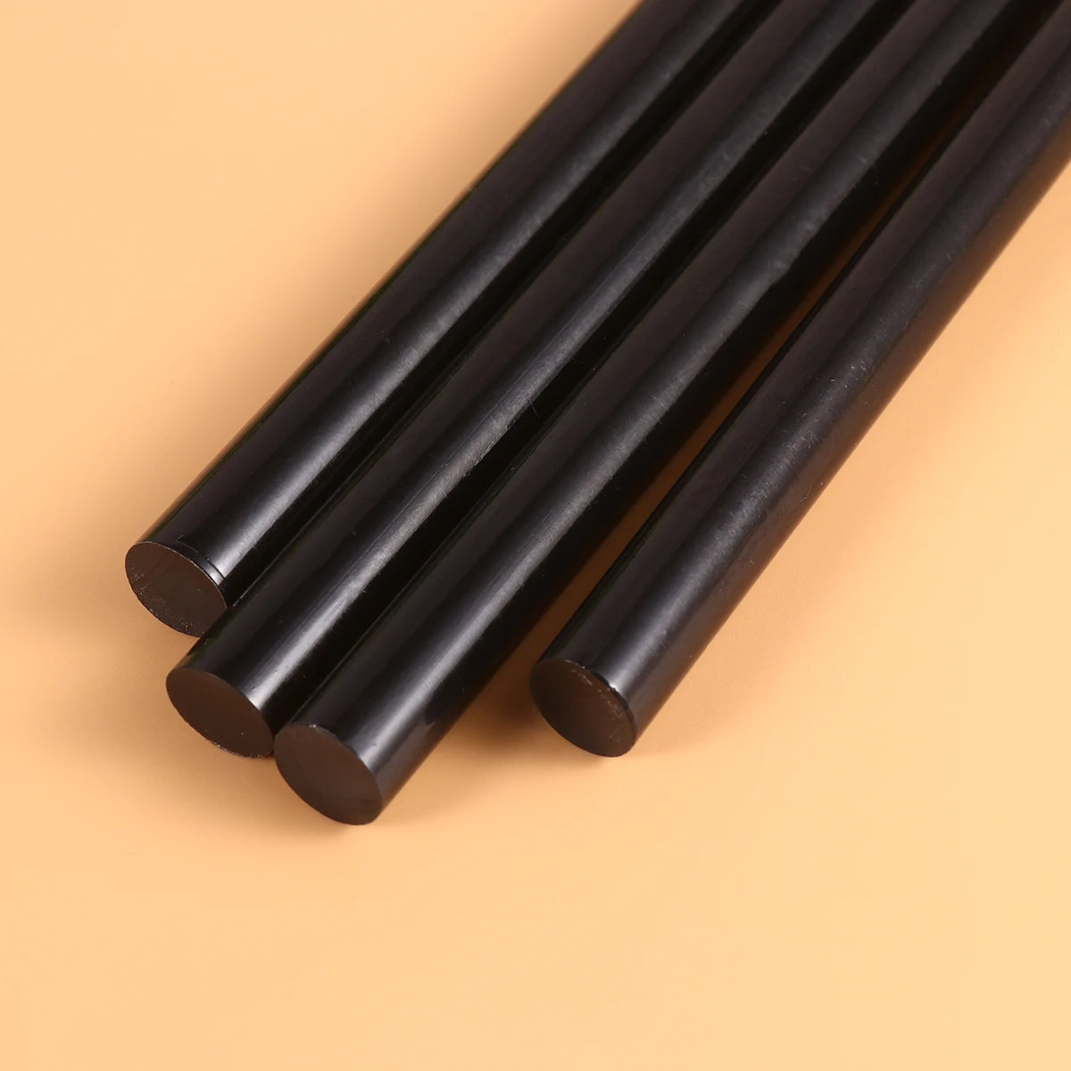 24 قطعة 19 سنتيمتر الأسود صمغ يسيح بالحرارة العصي دائم عالية التصاق سريع ذوبان الحرفية الترابط قضيب Diy بها بنفسك إصلاح مكتب المنزل الساخن