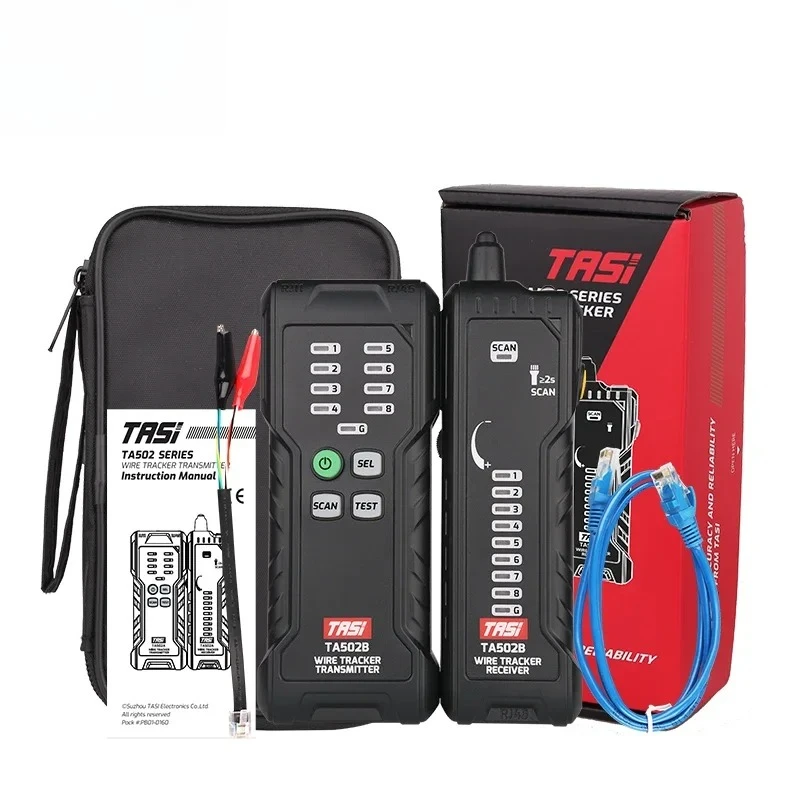 

TA502A/TA502B Anti-interference Line Detector Multifunctional Network Cable Measuring Instrument Live Line Patrol Wire Tracker