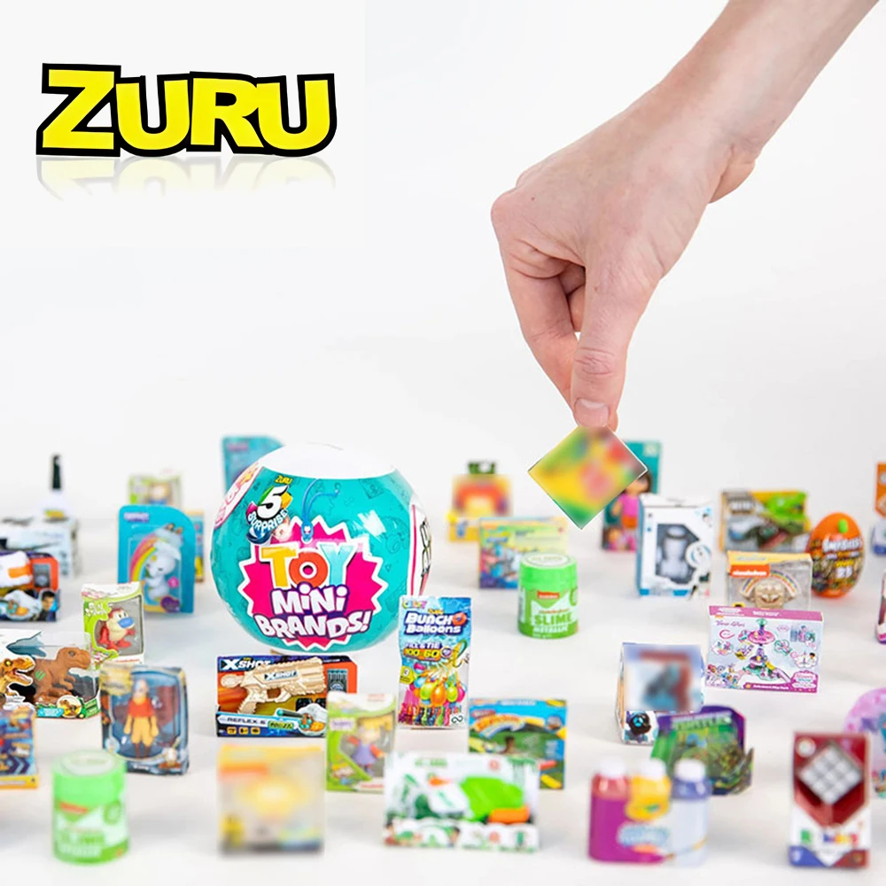 ZURU Surprise Mini Brands Mystery Blind Box Toys Collection Miniature Things Supermarket Cart Snacks Birthday Kid Blind Box Toys