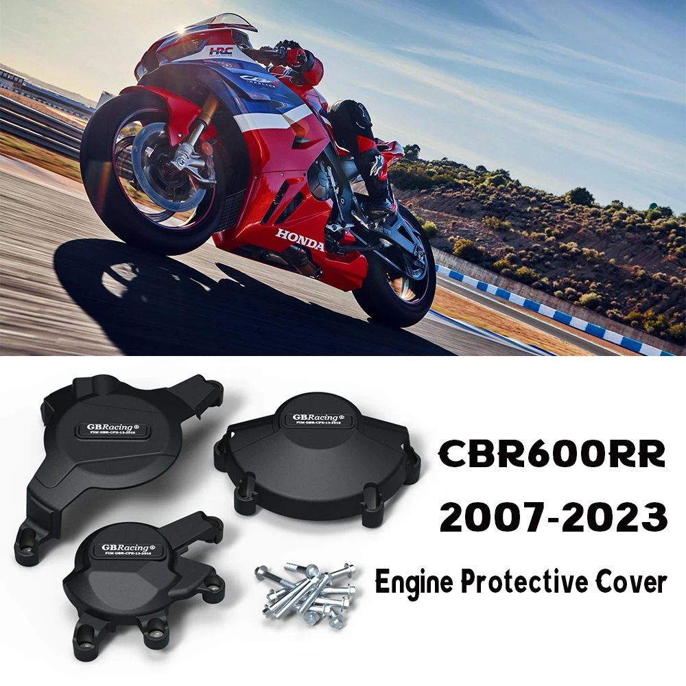 

FOR HONDA CBR600RR 2007-2023 Motorcycle Engine Protective Cover Guard Protector Fall Protection Cover