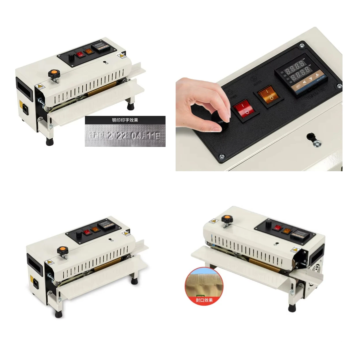 

STLHigh Quality Continuous Sealing Machine Plastic Bag Sealing Machine