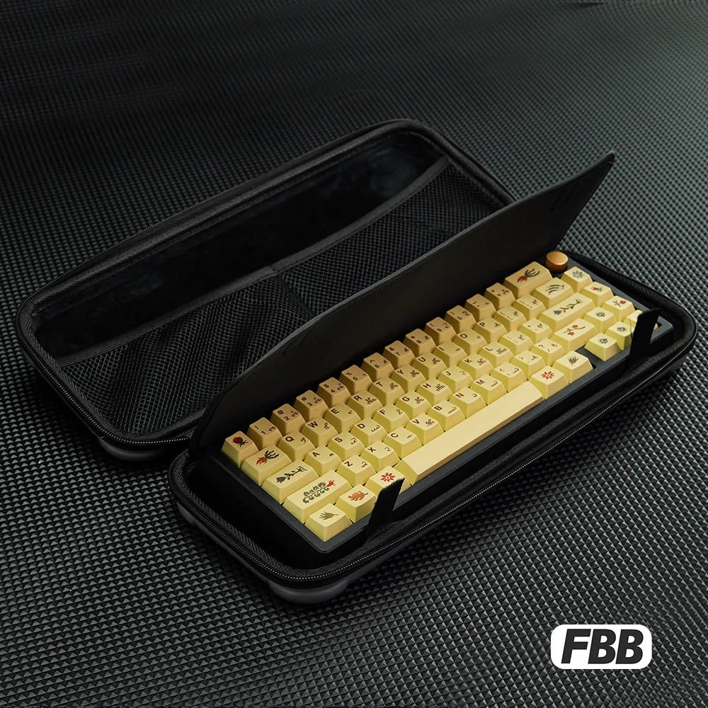 FBB MAKER Mechanical Keyboard Storage Bag Customized ABS Material Portable Handbag for Wooting Keyboard Mouse Case Accessories