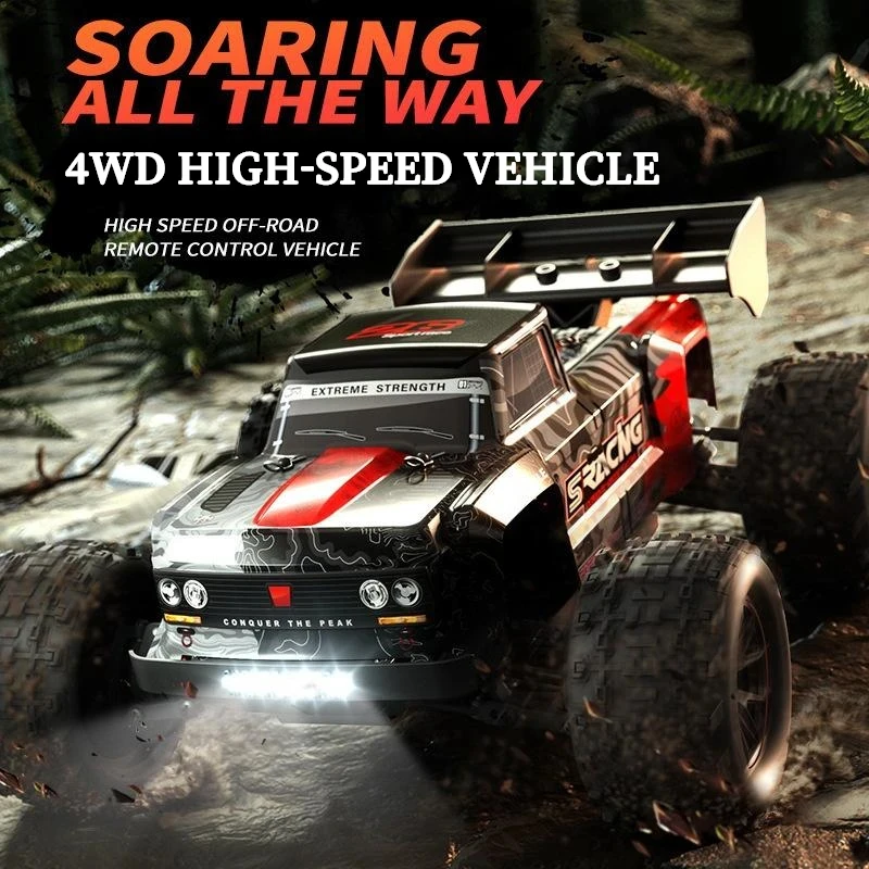 JJRC Q146 High-Speed Ample Power RC Racing Electric Four-Wheel Drive Alloy Off-Road Sports BigFoot Short Card Toy Halloween Gift