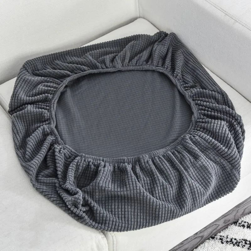 Verdickter, elastischer Sofabezug für das Wohnzimmer, einfarbiger Möbelschutz, Sofakissenbezug, abnehmbarer Sofabezug. – Detail 12