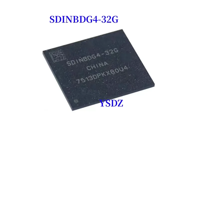 

Новинка 100% года, оригинальная Φ BGA EMMC SDINBDG4 32G (1-10 шт.)