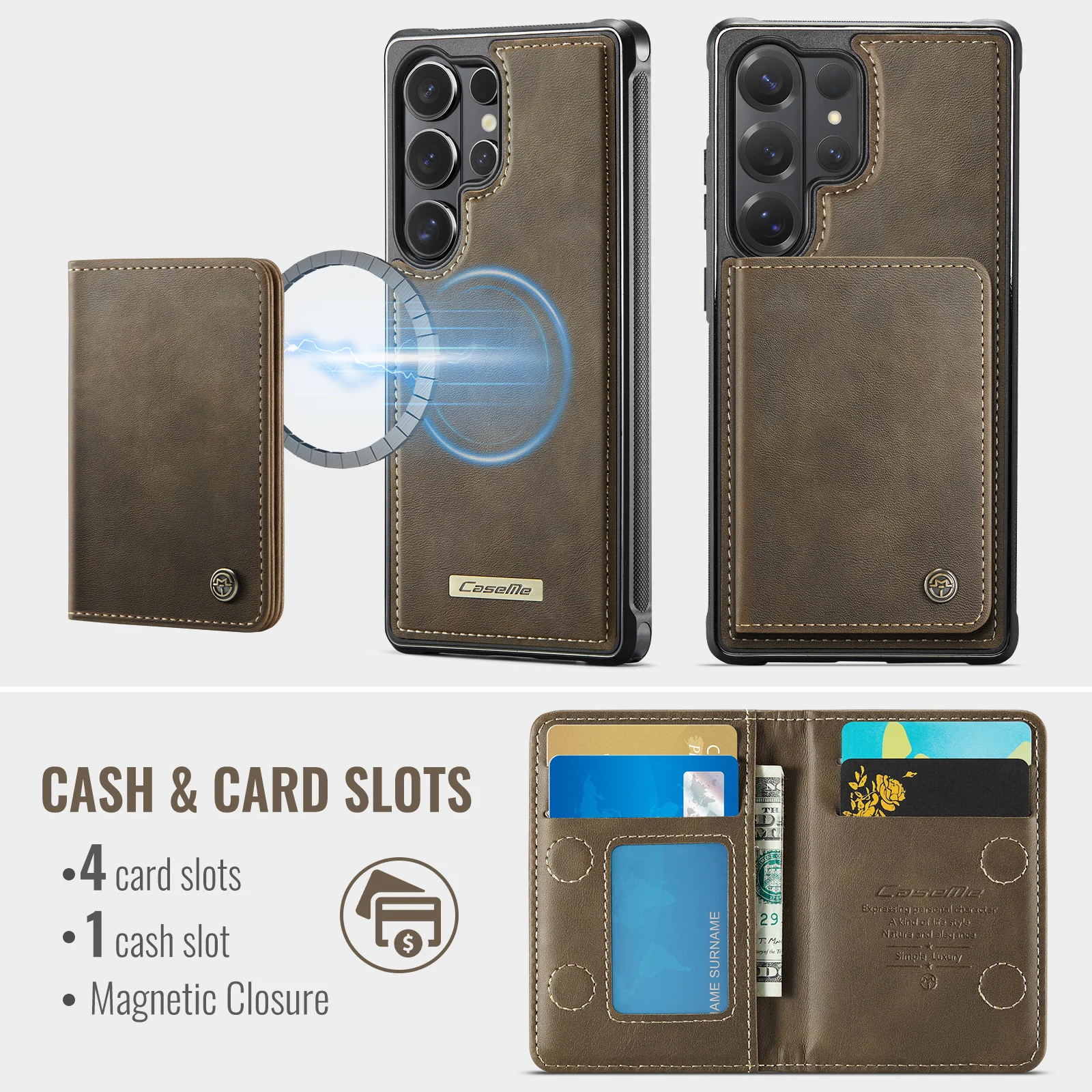Funda de Cuero Magnética Magsa - Phone Cases With Wallet reseña y precio