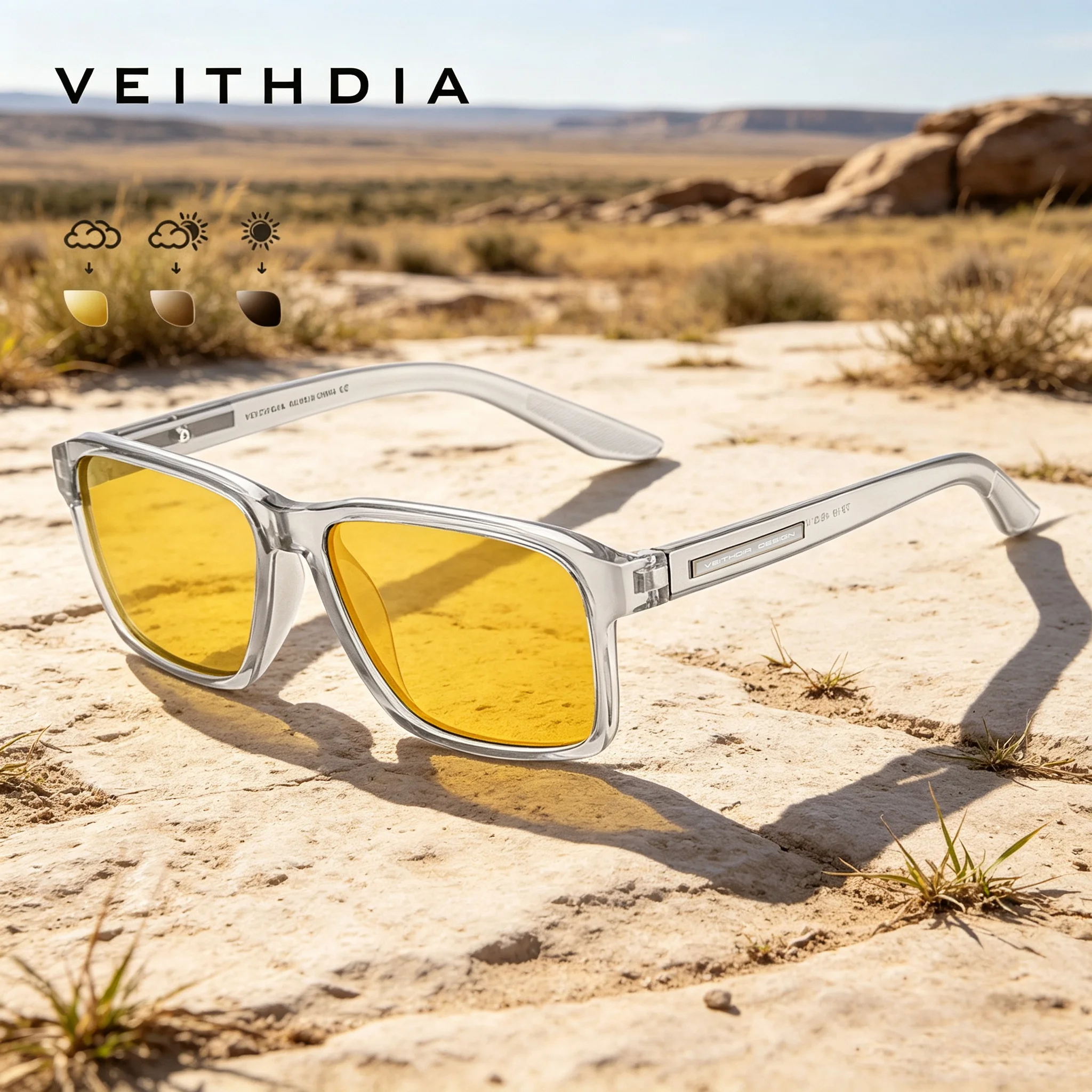 VEITHDIA New Brand Fashion Pol - Outdoor Sport Glasses ulasan dan harga