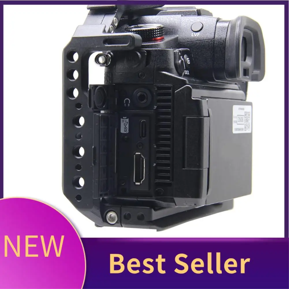 

M07K-Camera Boxs Camera Frame Built-In Arca-Swiss Quick Release Plate With 1/4 Thread Holes For Panasonic LUMIX GH6
