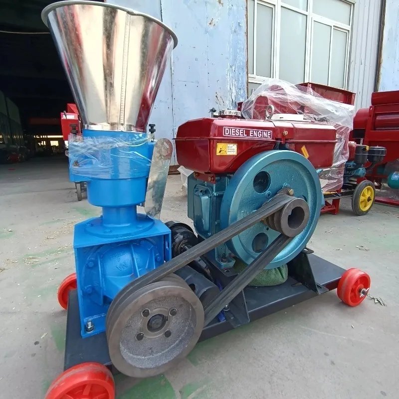 Weiwei Poultry Chicken Farming Animal Food Pellet Machine Poultry Cattle Pig Feed Pressing Pellets Pelletizer Making D iesel