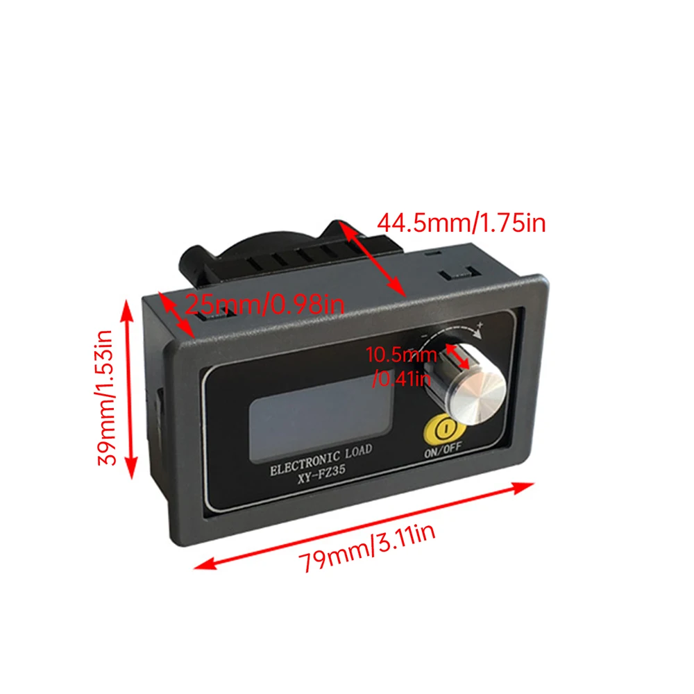 XY-FZ35 DC 5–30 V elektronischer Lasttester, 5 A, 35 W, Konstantstrom, Batterietester, Entladekapazitätsmesser, DC 1,5–25 V – Detail 8