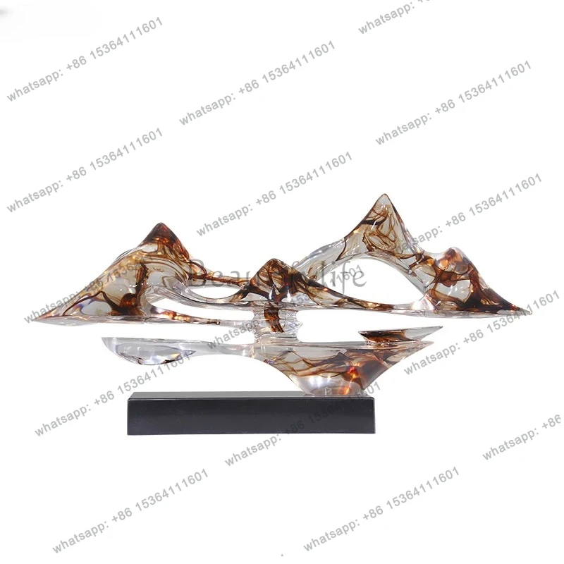 hotel lobby ornaments rockery porch partition ornaments sculpture