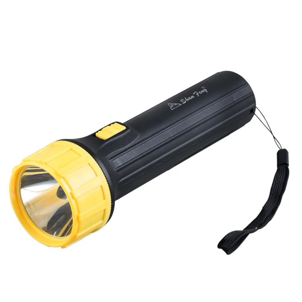 LED Torch Light Portable Searchlight Waterproof Using 2xD Battery For Outdoor Camping Climbing School Emergency Light