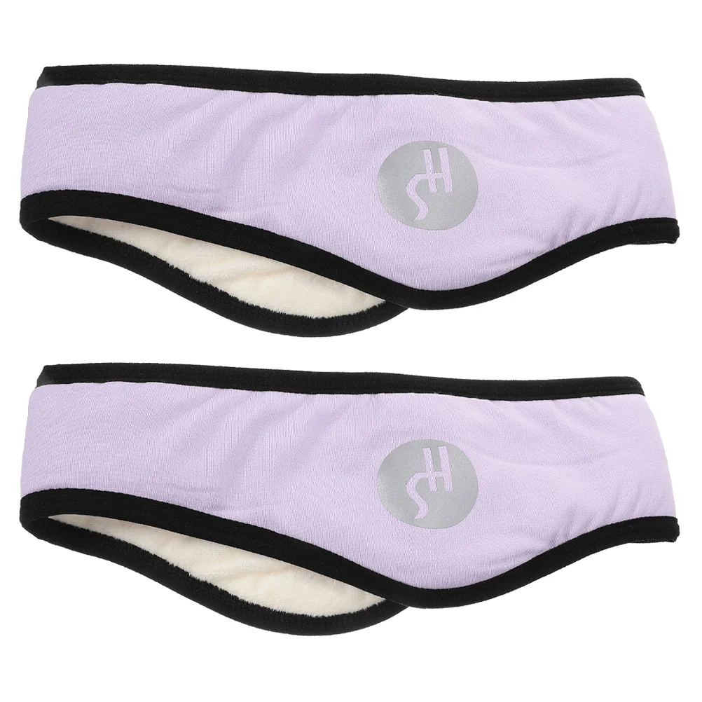 2 Pcs Sleep Warmer for Women Winter Girl Sleeping Eye Mask Blackout Cotton Noise