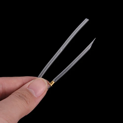 1pcs U Shape Bent Tubing With Lock Preformed Transparent PVC BTE Hearing Aids Clear Earmold Bent Tube Ear Care Tool