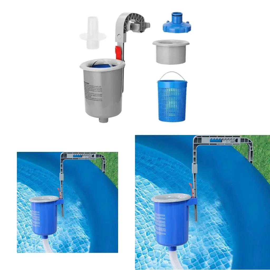 

Wall Mounted Pool Skimmer For Above Ground Pool Automatic Surfacing Cleaning