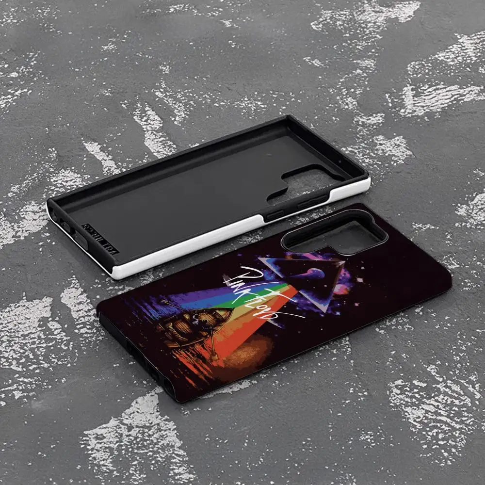 Rock Band P-Pink F-Floyd Handyhülle für Samsung Galaxy S26 S25 S24 S23 S22 S21 A16 A26 A36 A56 Plus Ultra FE 2-in-1 Mobiltelefon-Cover