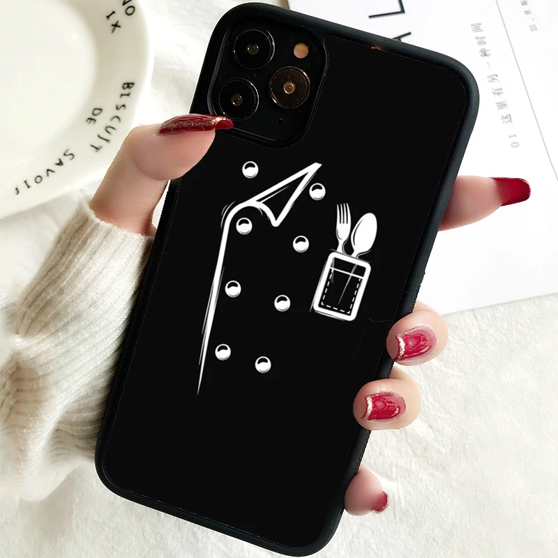 5 5S SE 2020 Phone Cover Case for iPhone 6 6S 7 8 PLUS X XS XR 11 12 13 MINI 14 PRO MAX Rubber  Chef's Uniform Jacket Chef Dad