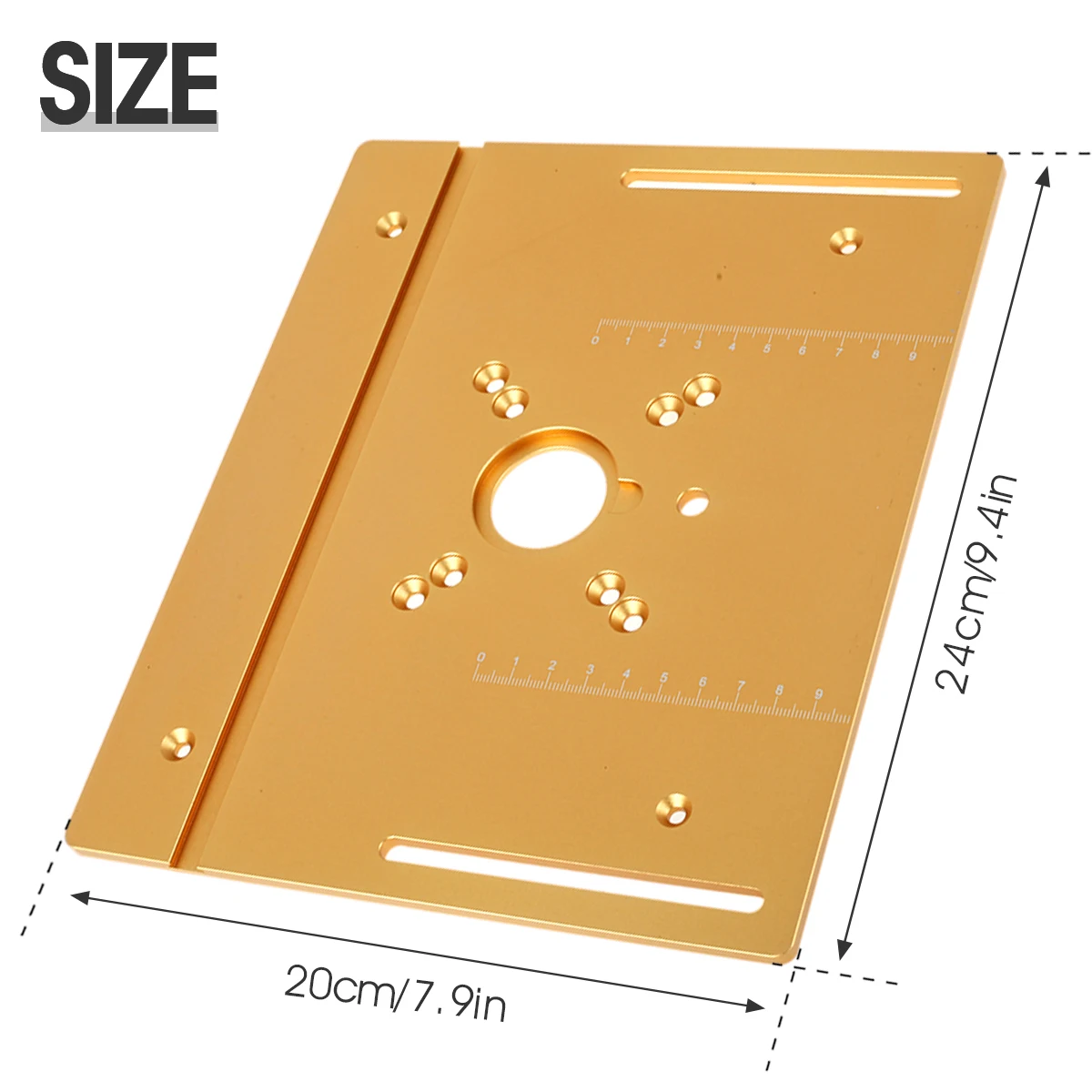 Multifunctionele Aluminium Router Tafel Insert Plaat Houtbewerking Elektrische Hout Router Flip Plaat Voor Werken Bankjes Router Plaat