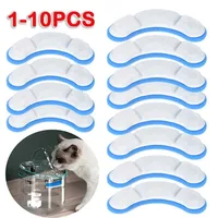 1-10pcs Cat Water Fountain Activated Carbon Replacement Filter for Pet Dogs Drinking Water Dispenser Auto Feeder Filter Elements