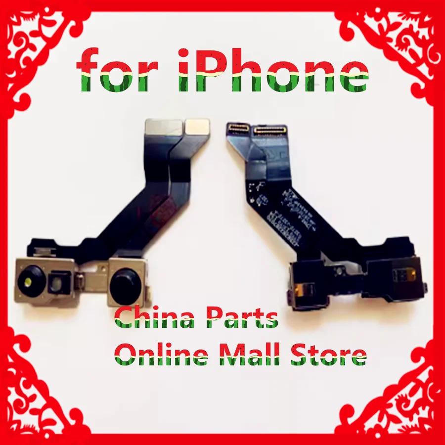 2pcs Front Camera Flex Cable for iPhone 13 12 11 Pro Max Mini Facing Small Cam Light Proximity Sensor Repair Parts