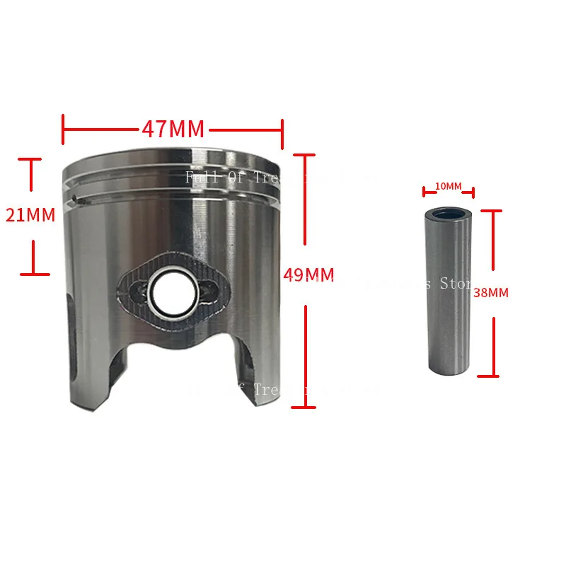 

Motorcycle Engine Accessories Suitable for YamahJOG50 Piston 47mm To 70cc Two-stroke Motorcycle