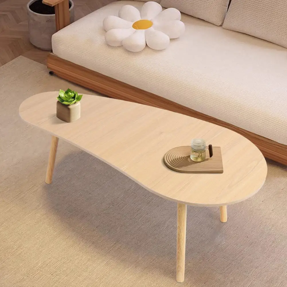 Small Coffee Table, Mid Century Modern Tea Table, Living Room Center Minimalist Display Coffee Table with Fruit Shape