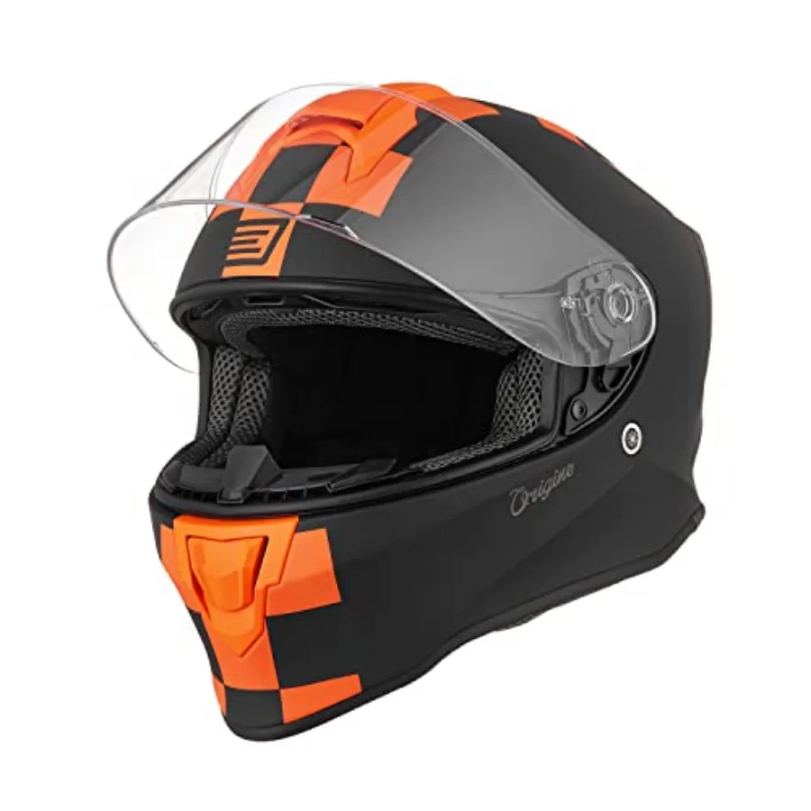 

On Road Full Face Motorcycle Helmet DOT Approved ABS Shell Matte Black Lightweight Ventilated